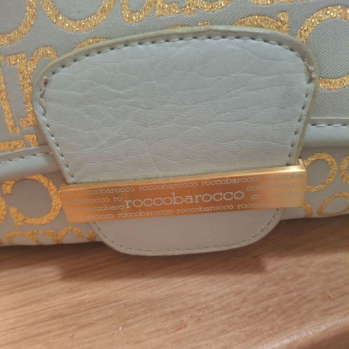 Rocco Barocco shoulder bag new, turquoise, small