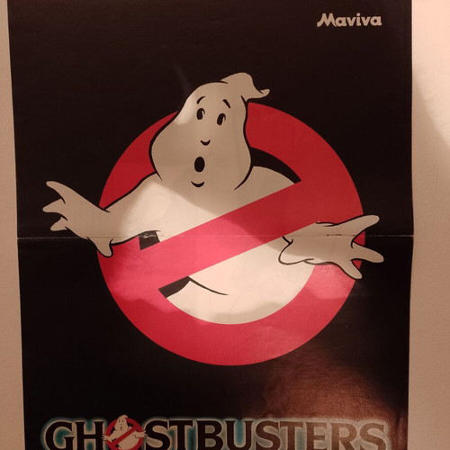 GhostBusters poster like new, double-sided