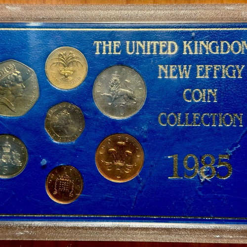 Collectible 1985 New Effigy coin set, like new, United Kingdom
