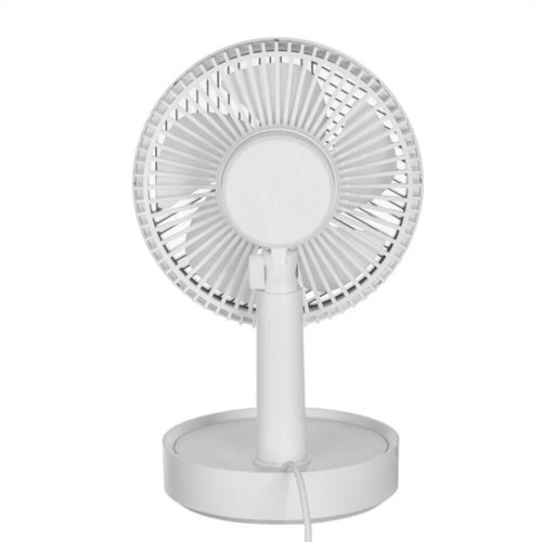 White and gray USB desk fan 4 W Ø13 cm