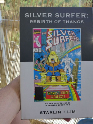 Silver Surfer Rebirth of Thanos Marvel Premiere Classic HC Vol 47 1st Print Limited to 901 copies.