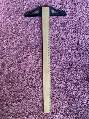 Taf Ruler for Linear Drawing like new, 60cm measurement