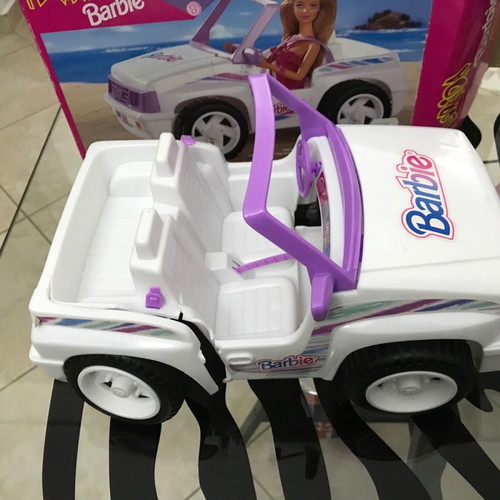 Florida Barbie Sun Wheeler Car Playset 1996 used, rare, broken