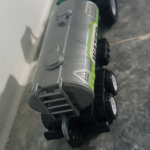 Toy tractor used, plastic, like new in box