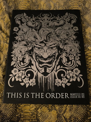This Is The Order magazine Issue 01 2008 like new underground culture