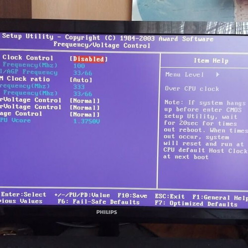 Gigabyte GA-8PE800 REV1.1 motherboard used with CPU, fan, and RAM