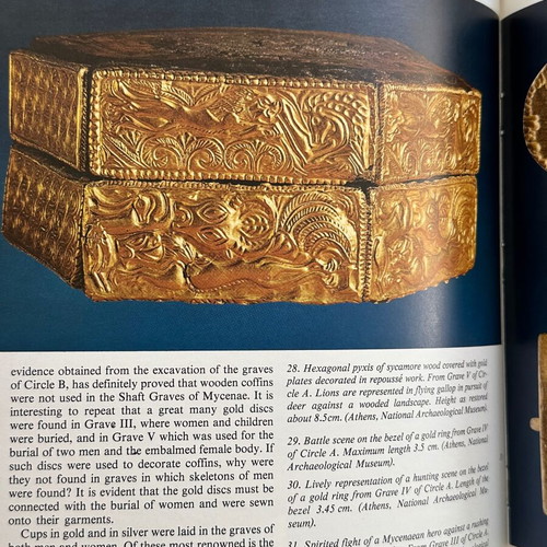 Mycenae Rich In Gold 1983 hardcover book like new