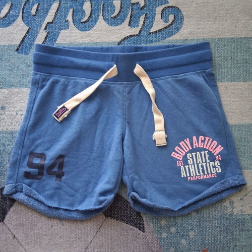 Body Action women's cotton shorts blue size medium like new