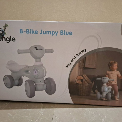 Bo Jungle Balance Bike Scooter with Music and Light Blue new