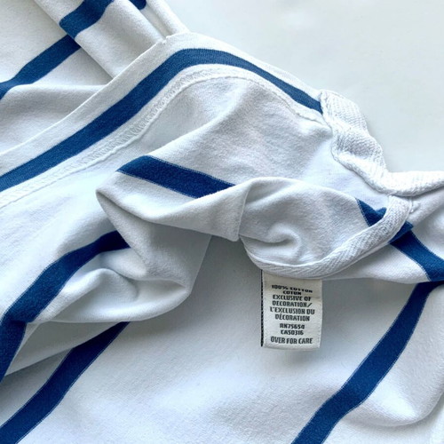 Abercrombie & Fitch Men's Short Sleeve Polo Rugby Striped Shirt Used, Size S
