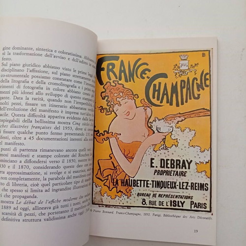I Manifesti vintage book by Attilio Rossi in like new condition, Italian