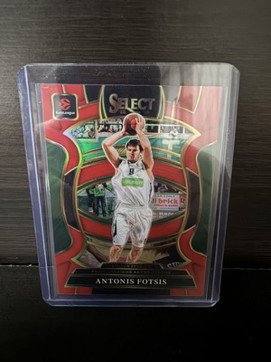 2025-26 Select EuroLeague Red Prizm #108 Antonis Fotsis Card like new