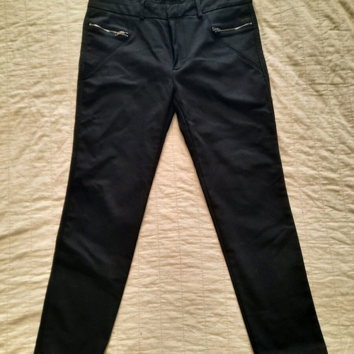 Zara women's evening pants black like new, low waist