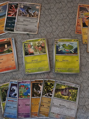 Pokemon cards pack of 65 unique holo and r.holo from PFL, MEG, SSP like new