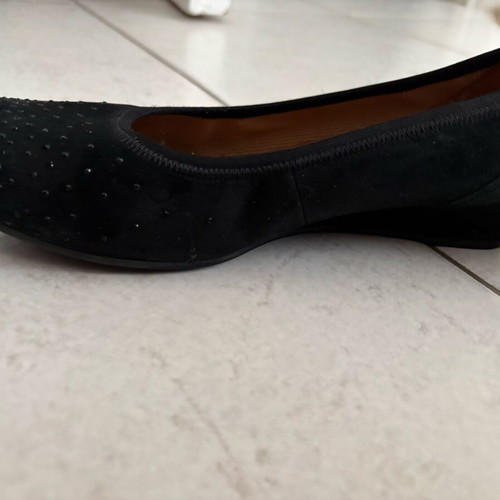 Gabor comfort ballerinas like new, black with rhinestones, size 38