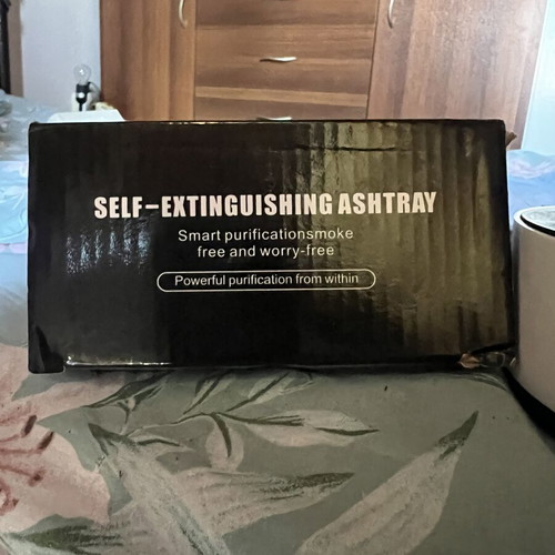 Electric ashtray with smoke absorption new
