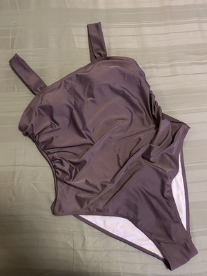 One-piece swimsuit new, European size 44-46, purple