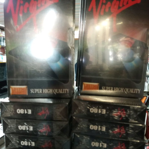 VHS video cassettes blank sealed, pack of 30, 180 minutes