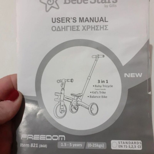 Bebe Stars 3-in-1 children's bike Freedom