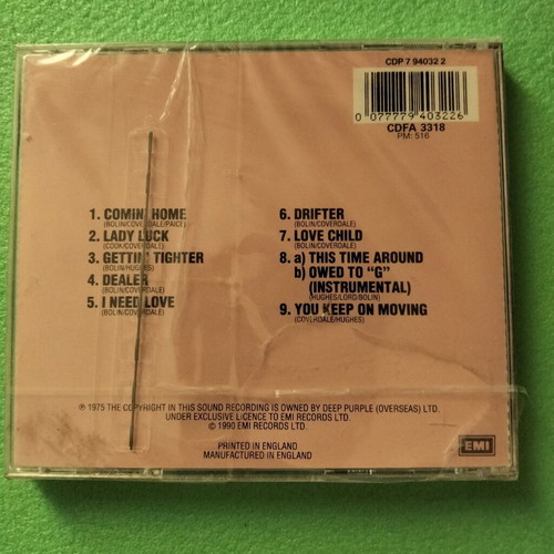 Deep Purple CD new, sealed