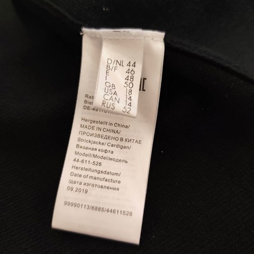 Tunic like new, size XL/XXL, black, with pockets and neck clip