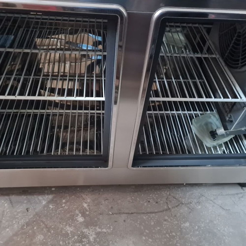 Professional Inox Counter Refrigerator 120x60cm 2 Doors New