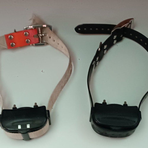 Electric dog training collars used, pack of 2 with remote and charger