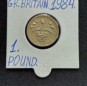 GR.BRITAINS. 1984. 1 POUND