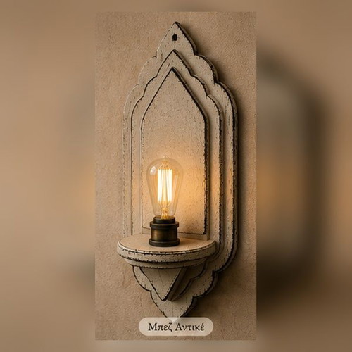 Gothic Handmade Wall Candle Holder Decorative Shelf