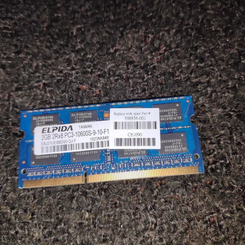 Elpida 2GB DDR3 RAM for Laptop like new
