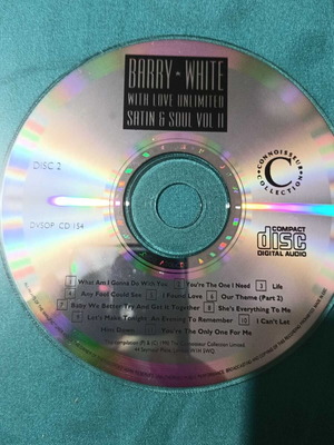 Barry White With Love Unlimited Satin & Soul Vol II CD like new