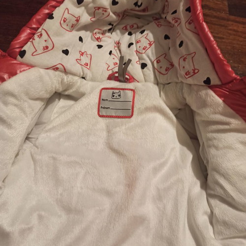 Orchestra baby jacket red for 6 months like new