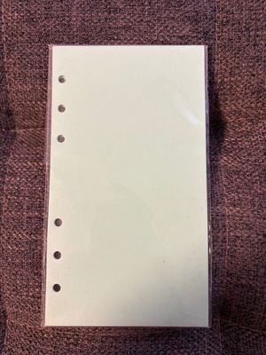 Personal refill paper 9.5 x 17 cm, 28 packs, lined and plain