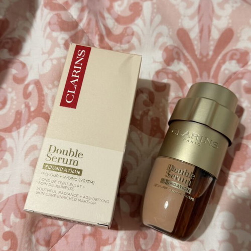 Clarins Double Serum Foundation M2W shade new