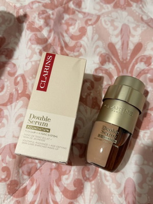 Clarins Double Serum Foundation M2W shade new