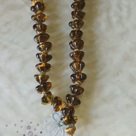 Glass decorative worry beads like new, set of 3 pieces