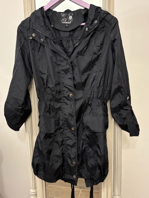 Αδιάβροχο πανοφώρι σαν καινούργιο, μαύρο, one size