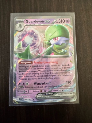 Guardevoir ex German card new, Nearmint