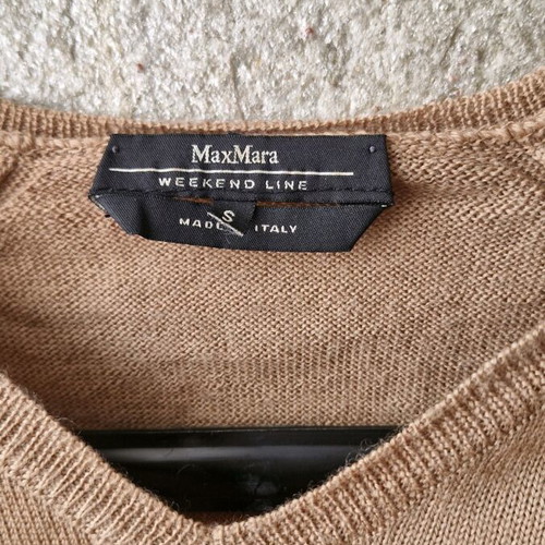 Max Mara sweater new, 100% virgin wool, beige, size XS