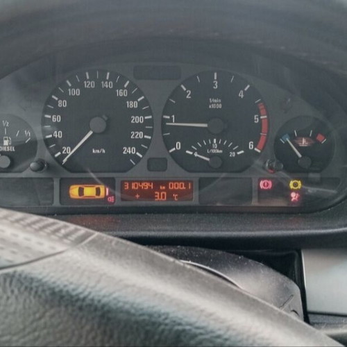 BMW E46 odometer like new, removed from 320d 136 hp