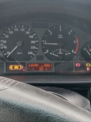 BMW E46 odometer like new, removed from 320d 136 hp