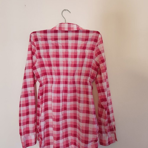Tally Weijl checkered shirt like new, pink and fuchsia shades, size M