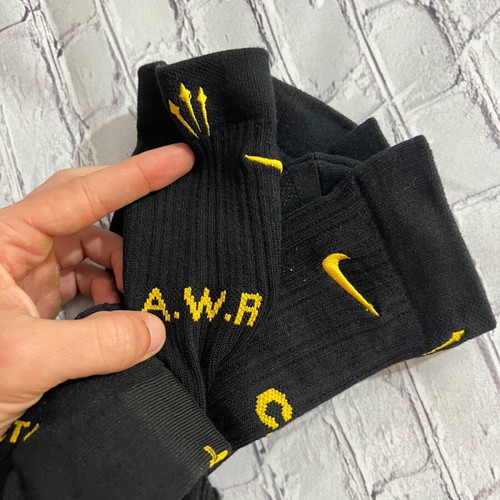 Nocta socks new, set of 3 pairs, black and yellow