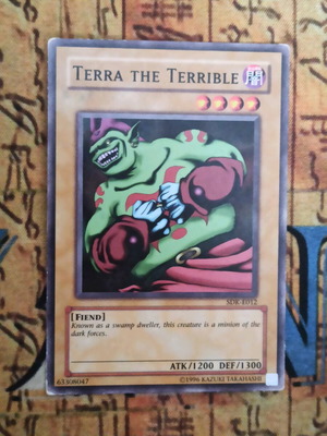 Terra The Terrible κάρτα Yu-Gi-Oh! σαν καινούργιο