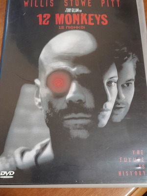 12 Monkeys DVD like new, science fiction adventure