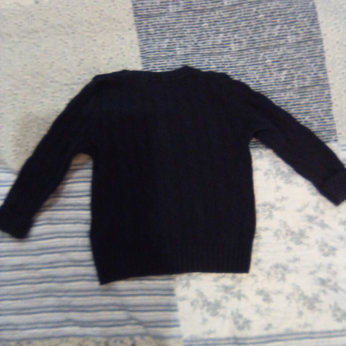 Polo Ralph Lauren baby knitted sweater used, dark blue, 18-24 months