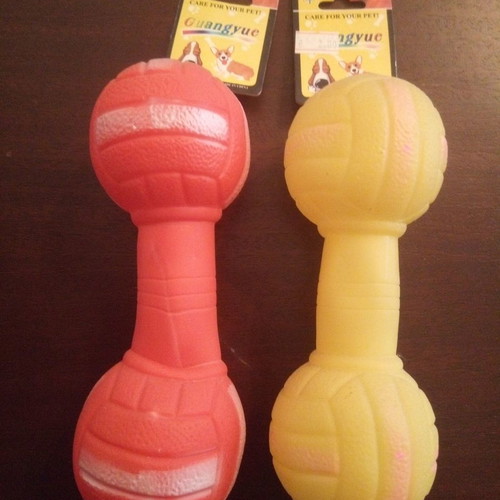 Dog toy dumbbell new