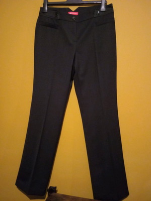 Apriori black high-waisted pants with straight legs new, size GB/12