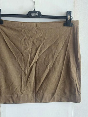 Basic khaki skirt, size Large, H&M