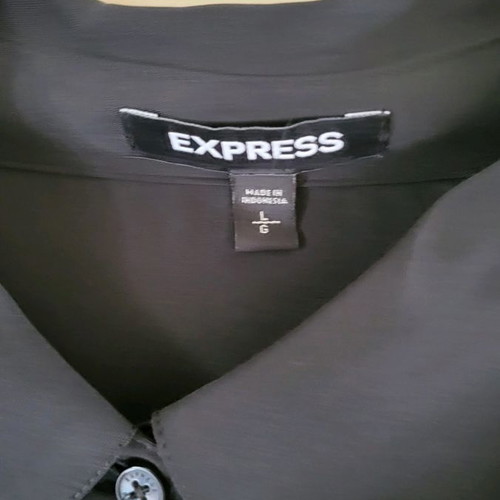 Express shirt black light new, size Large